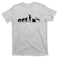 Evolution Of Cliff Diving Jumping Diver Art T-Shirt