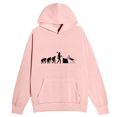 Evolution Of Cliff Diving Jumping Diver Art Urban Pullover Hoodie