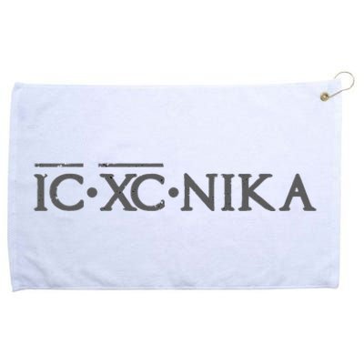 Eastern Orthodox Christian Ic Xc Nika Grommeted Golf Towel