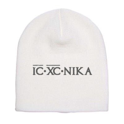 Eastern Orthodox Christian Ic Xc Nika Short Acrylic Beanie