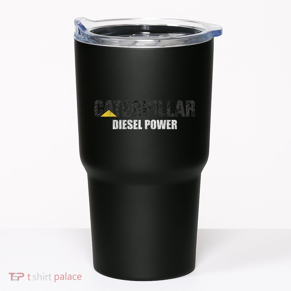 Excavator Operator Construction I Love Diesel Power Cat Tumbler