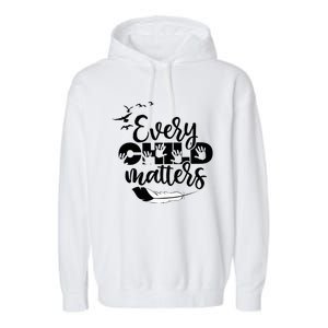 Every Orange Day Child Kindness Matter 2024 Anti Bully Garment-Dyed Fleece Hoodie