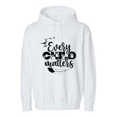 Every Orange Day Child Kindness Matter 2024 Anti Bully Garment-Dyed Fleece Hoodie