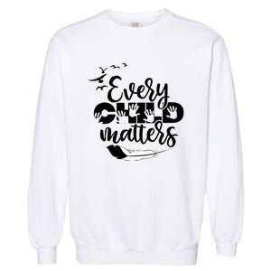 Every Orange Day Child Kindness Matter 2024 Anti Bully Garment-Dyed Sweatshirt