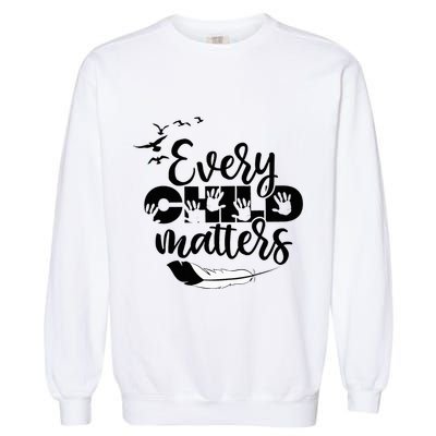 Every Orange Day Child Kindness Matter 2024 Anti Bully Garment-Dyed Sweatshirt