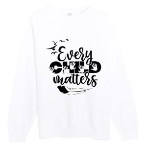 Every Orange Day Child Kindness Matter 2024 Anti Bully Premium Crewneck Sweatshirt