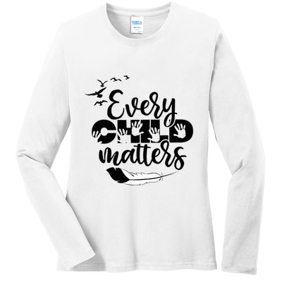 Every Orange Day Child Kindness Matter 2024 Anti Bully Ladies Long Sleeve Shirt