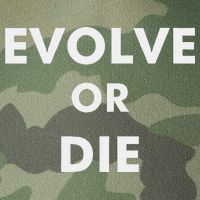 Evolve Or Die Funny Quote Legacy Tie Dye Trucker Hat