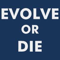 Evolve Or Die Funny Quote 16 in Basic Backpack