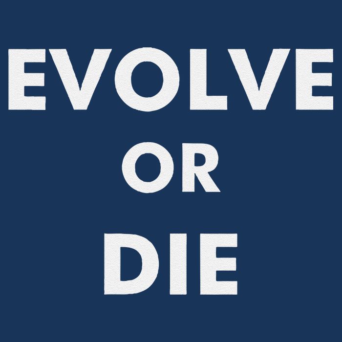 Evolve Or Die Funny Quote 16 in Basic Backpack