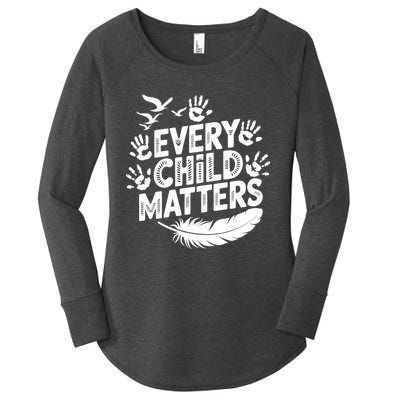 Every Orange Day Child Kindness Matter 2024 Anti Bully Women's Perfect Tri Tunic Long Sleeve Shirt