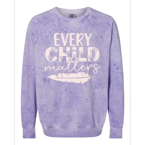 Every Orange Day Child Kindness Matter 2024 Colorblast Crewneck Sweatshirt