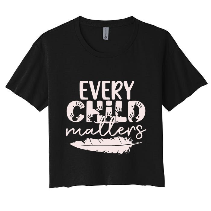 Every Orange Day Child Kindness Matter 2024 Women's Crop Top Tee