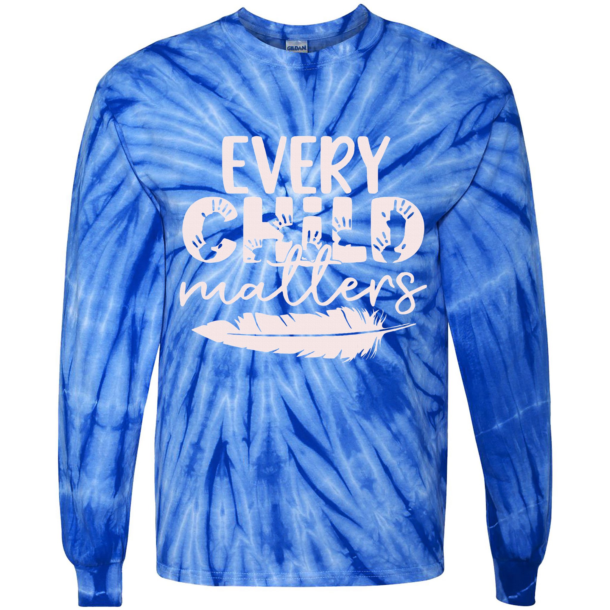 Every Orange Day Child Kindness Matter 2024 Tie-Dye Long Sleeve Shirt