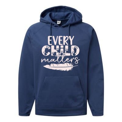 Every Orange Day Child Kindness Matter 2024 Performance Fleece Hoodie