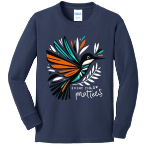 Every Orange Day Child Kindness Matter Kids Long Sleeve Shirt