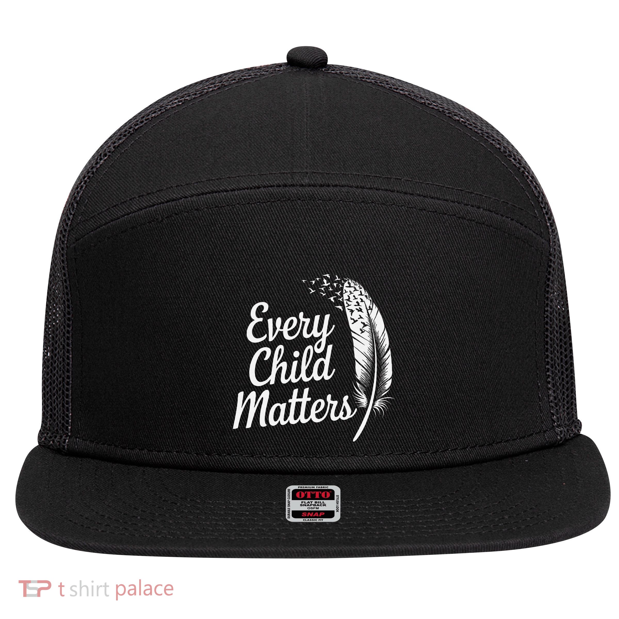 Every Orange Day Child Kindness Matter 2024 Anti Bully 7 Panel Mesh Trucker Snapback Hat