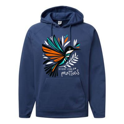 Every Orange Day Child Kindness Matter Performance Fleece Hoodie