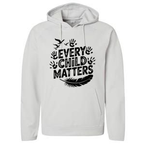 Every Orange Day Child Kindness Matter 2024 Anti Bully Performance Fleece Hoodie