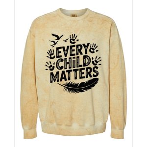 Every Orange Day Child Kindness Matter 2024 Anti Bully Colorblast Crewneck Sweatshirt