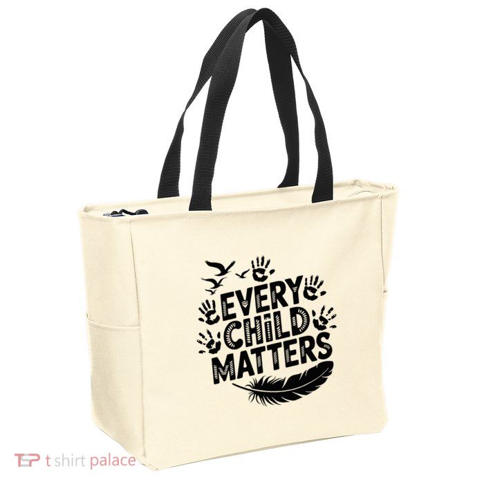 Every Orange Day Child Kindness Matter 2024 Anti Bully Zip Tote Bag