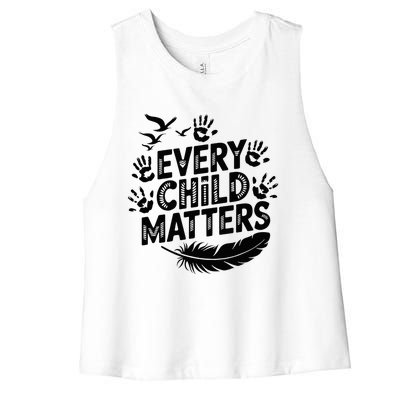 Every Orange Day Child Kindness Matter 2024 Anti Bully Women's Racerback Cropped Tank