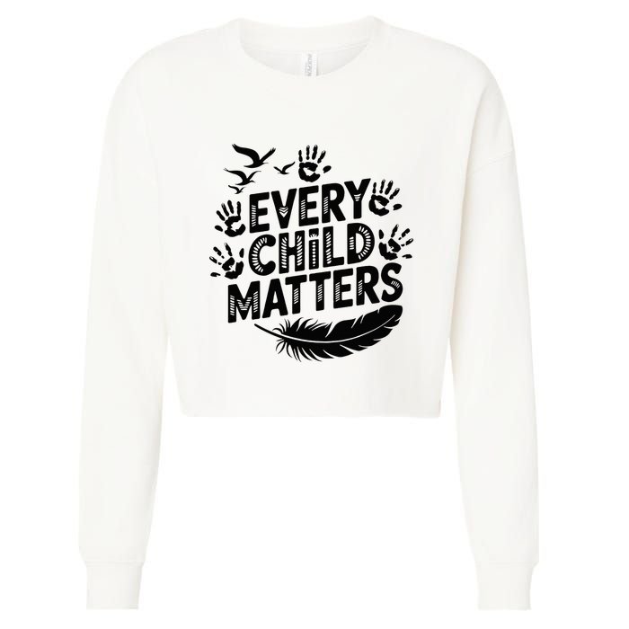 Every Orange Day Child Kindness Matter 2024 Anti Bully Cropped Pullover Crew