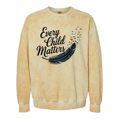 Every Orange Day Child Kindness Matter 2024 Anti Bully Colorblast Crewneck Sweatshirt