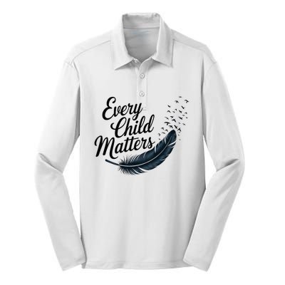 Every Orange Day Child Kindness Matter 2024 Anti Bully Silk Touch Performance Long Sleeve Polo