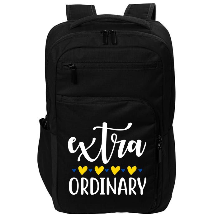Extra Ordinary Down Syndrome Awareness Impact Tech Backpack