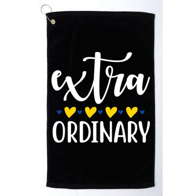 Extra Ordinary Down Syndrome Awareness Golf Towel