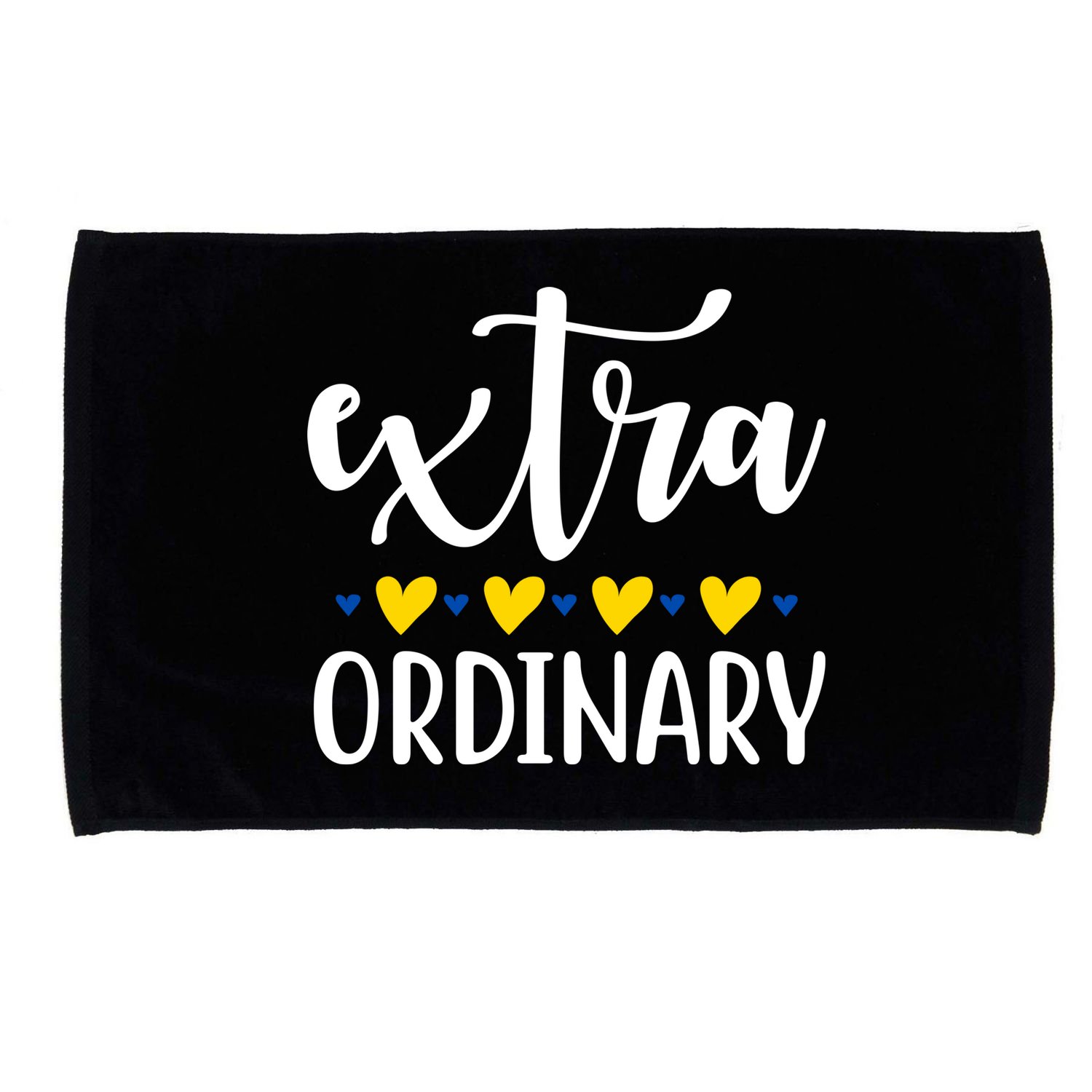 Extra Ordinary Down Syndrome Awareness Microfiber Hand Towel
