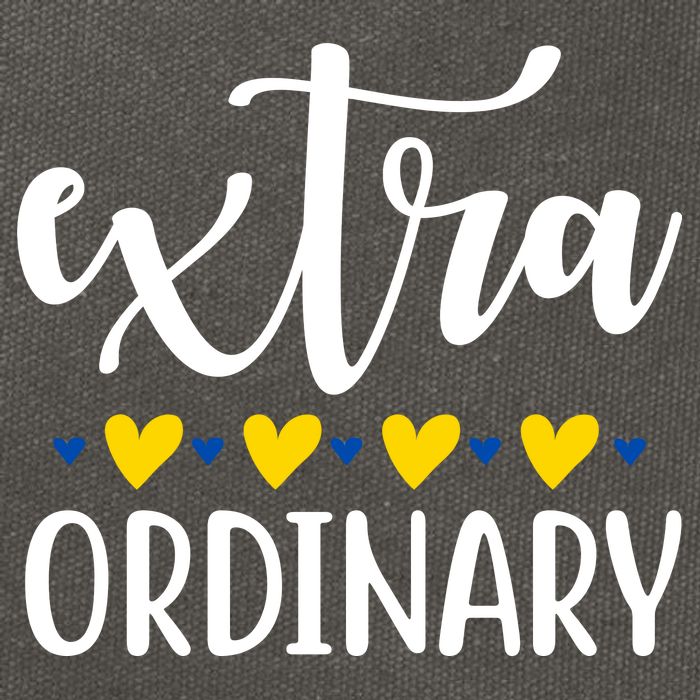 Extra Ordinary Down Syndrome Awareness Cotton Canvas Backpack