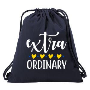 Extra Ordinary Down Syndrome Awareness Drawstring Bag