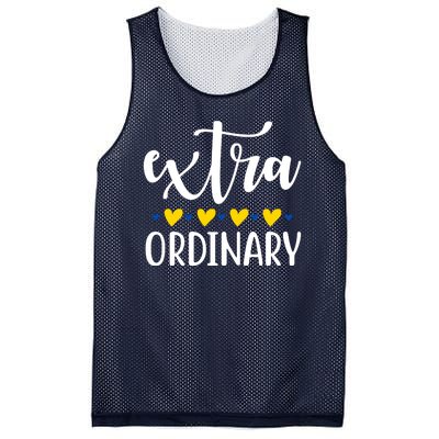 Extra Ordinary Down Syndrome Awareness Mesh Reversible Basketball Jersey Tank