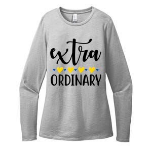 Extra Ordinary Down Syndrome Awareness Womens CVC Long Sleeve Shirt