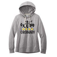 Extra Ordinary Down Syndrome Awareness Women's Fleece Hoodie