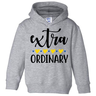 Extra Ordinary Down Syndrome Awareness Toddler Hoodie