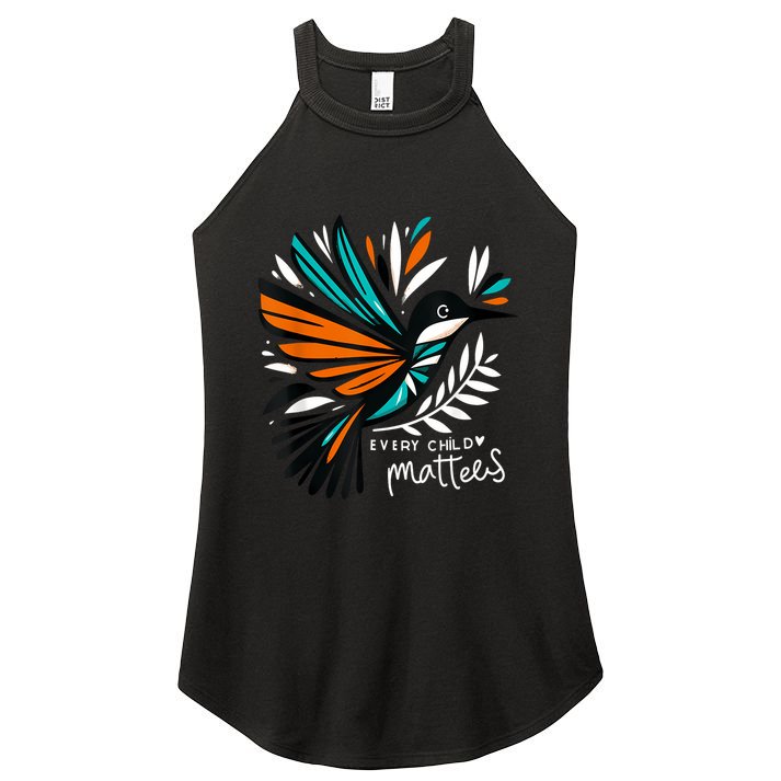 Every Orange Day Child Kindness Matter Women's Perfect Tri Rocker Tank