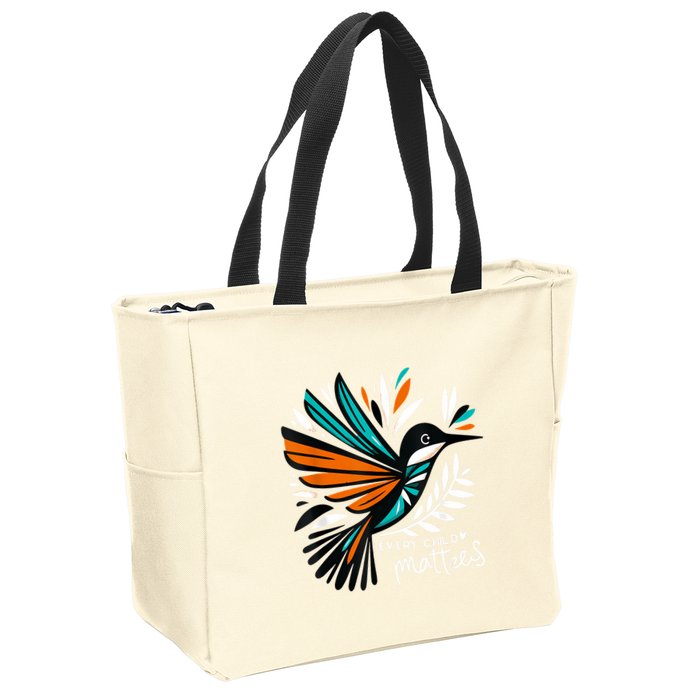 Every Orange Day Child Kindness Matter Zip Tote Bag