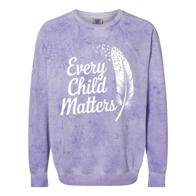 Every Orange Day Child Kindness Matter 2024 Anti Bully Colorblast Crewneck Sweatshirt