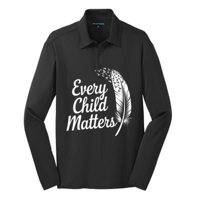 Every Orange Day Child Kindness Matter 2024 Anti Bully Silk Touch Performance Long Sleeve Polo