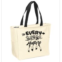 Every Orange Day Child Kindness All The Children Matters Zip Tote Bag