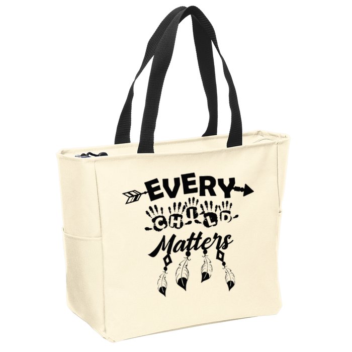 Every Orange Day Child Kindness All The Children Matters Zip Tote Bag