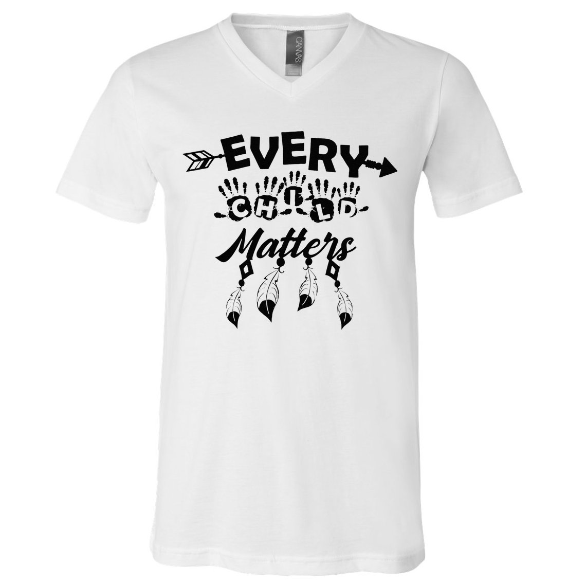 Every Orange Day Child Kindness All The Children Matters V-Neck T-Shirt