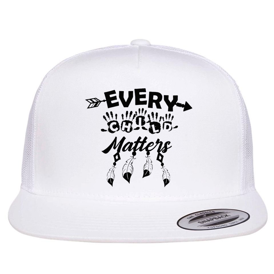 Every Orange Day Child Kindness All The Children Matters Flat Bill Trucker Hat
