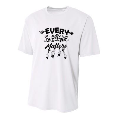 Every Orange Day Child Kindness All The Children Matters Youth Performance Sprint T-Shirt