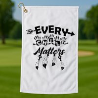 Every Orange Day Child Kindness All The Children Matters Golf Towel