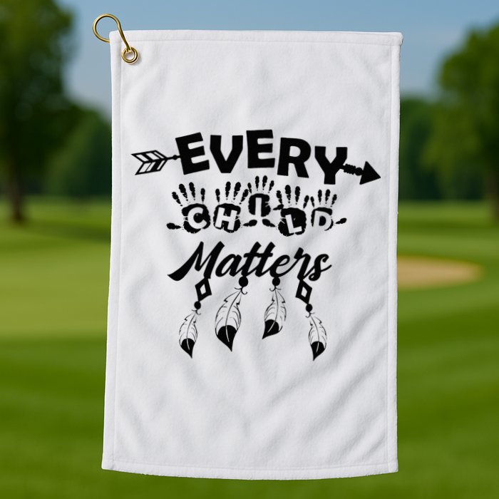 Every Orange Day Child Kindness All The Children Matters Golf Towel