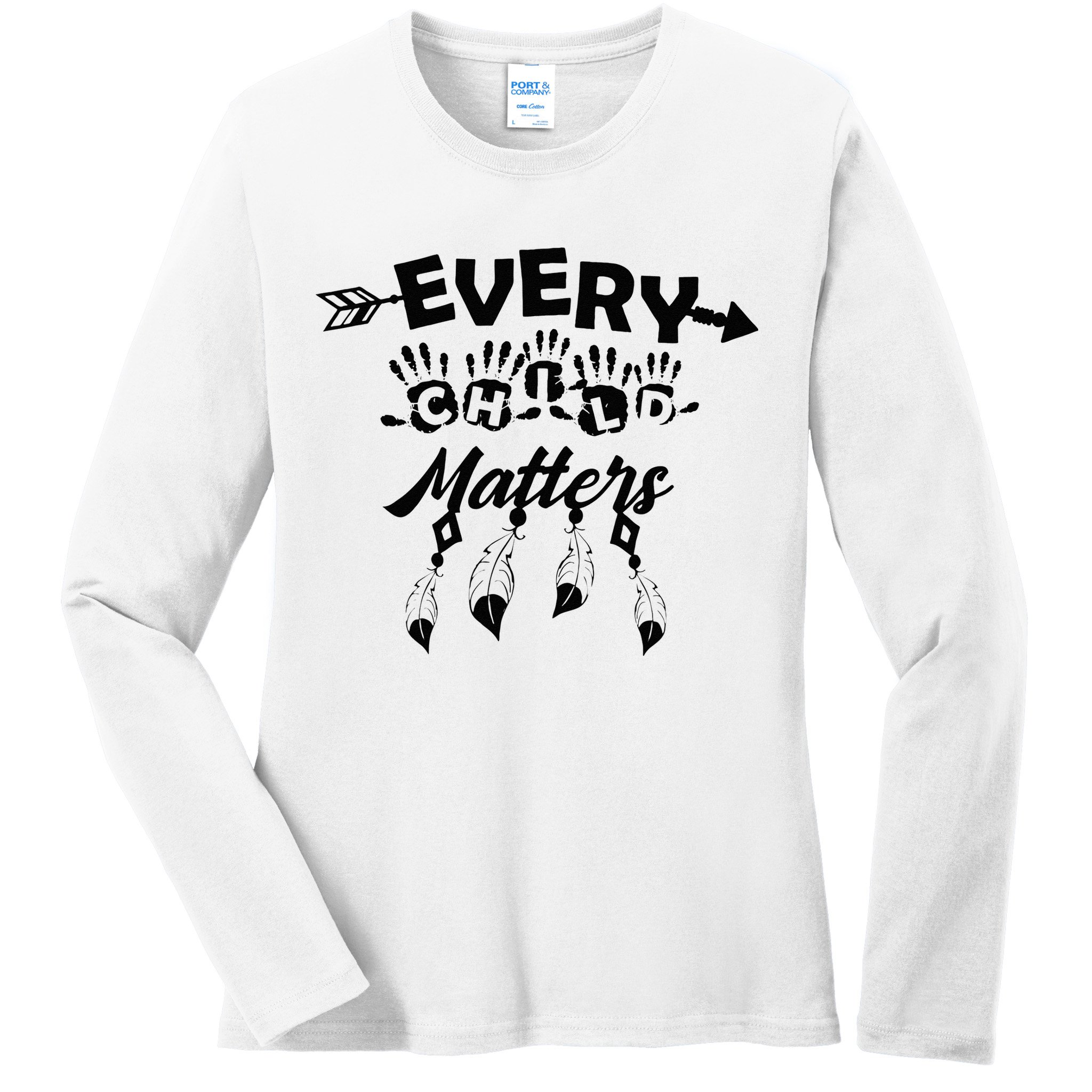 Every Orange Day Child Kindness All The Children Matters Ladies Long Sleeve Shirt